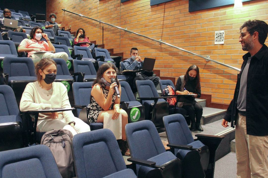 Students in a classroom in a EAFIT in Medellin.